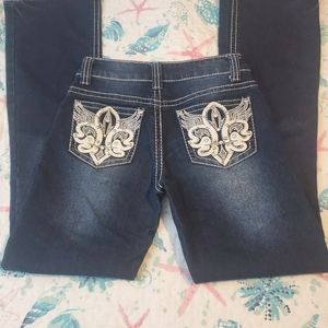 Girls red ranch Jean's size 14